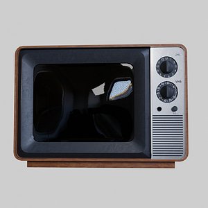 OLD Television TV 3D model