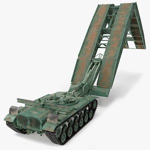 Green AVLB M60A1 in Deployment model