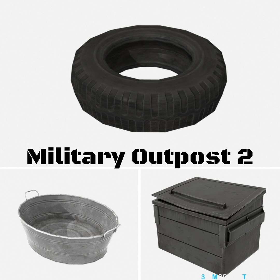 Military Outpost Model - TurboSquid 1215362