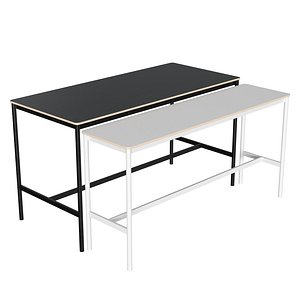 3D Base High Table model