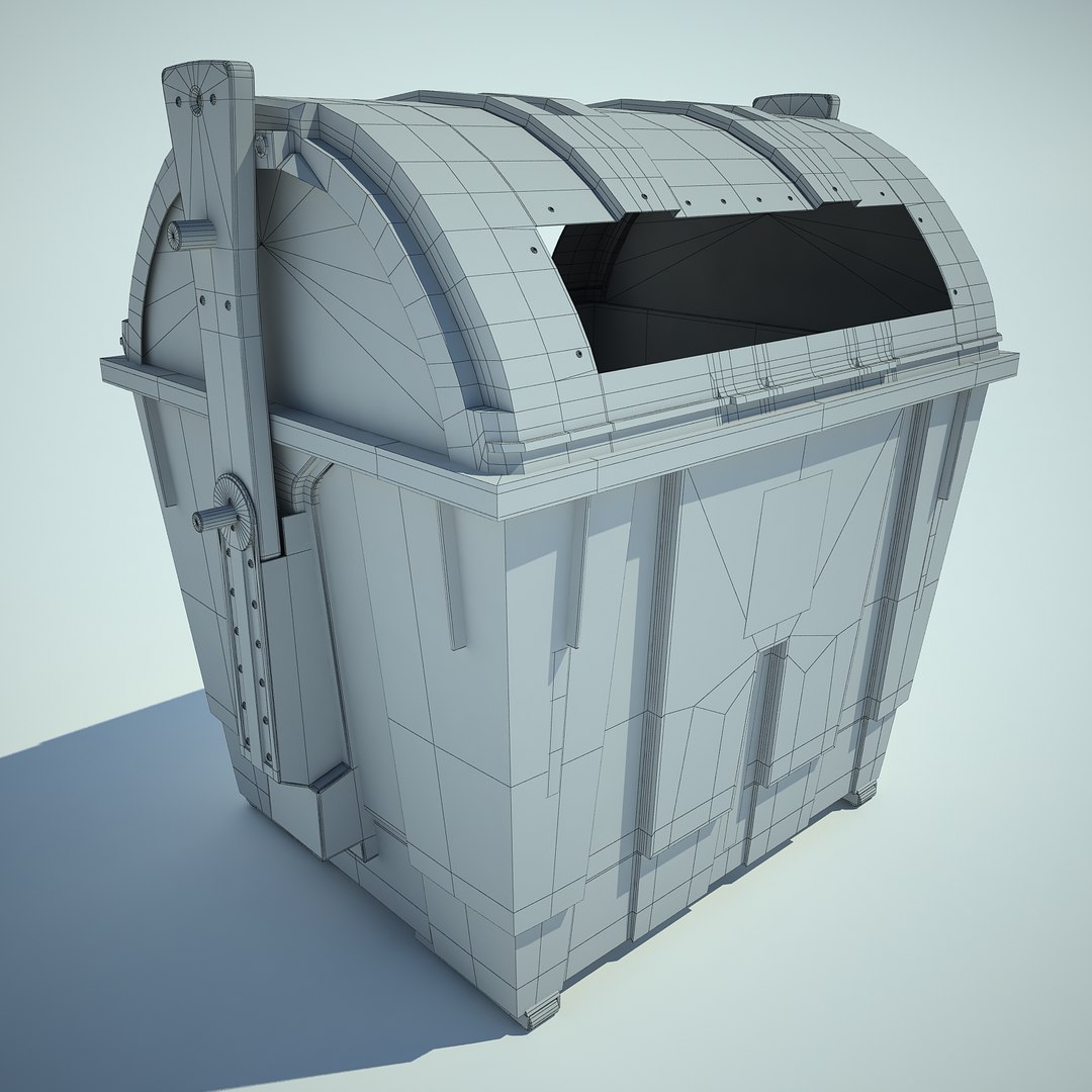3d Model Garbage Container