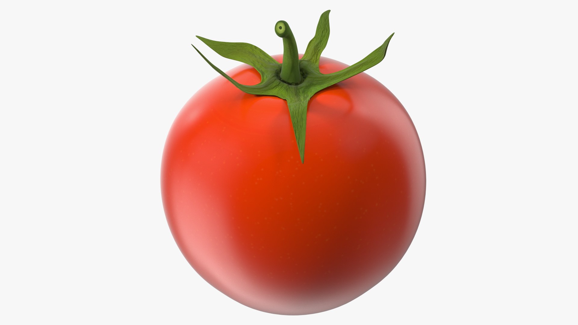 Red Cherry Tomato 3D model preview