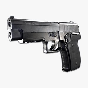 Sig Sauer P226 Pistol Animated