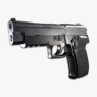 Sig Sauer P226 Pistol Animated