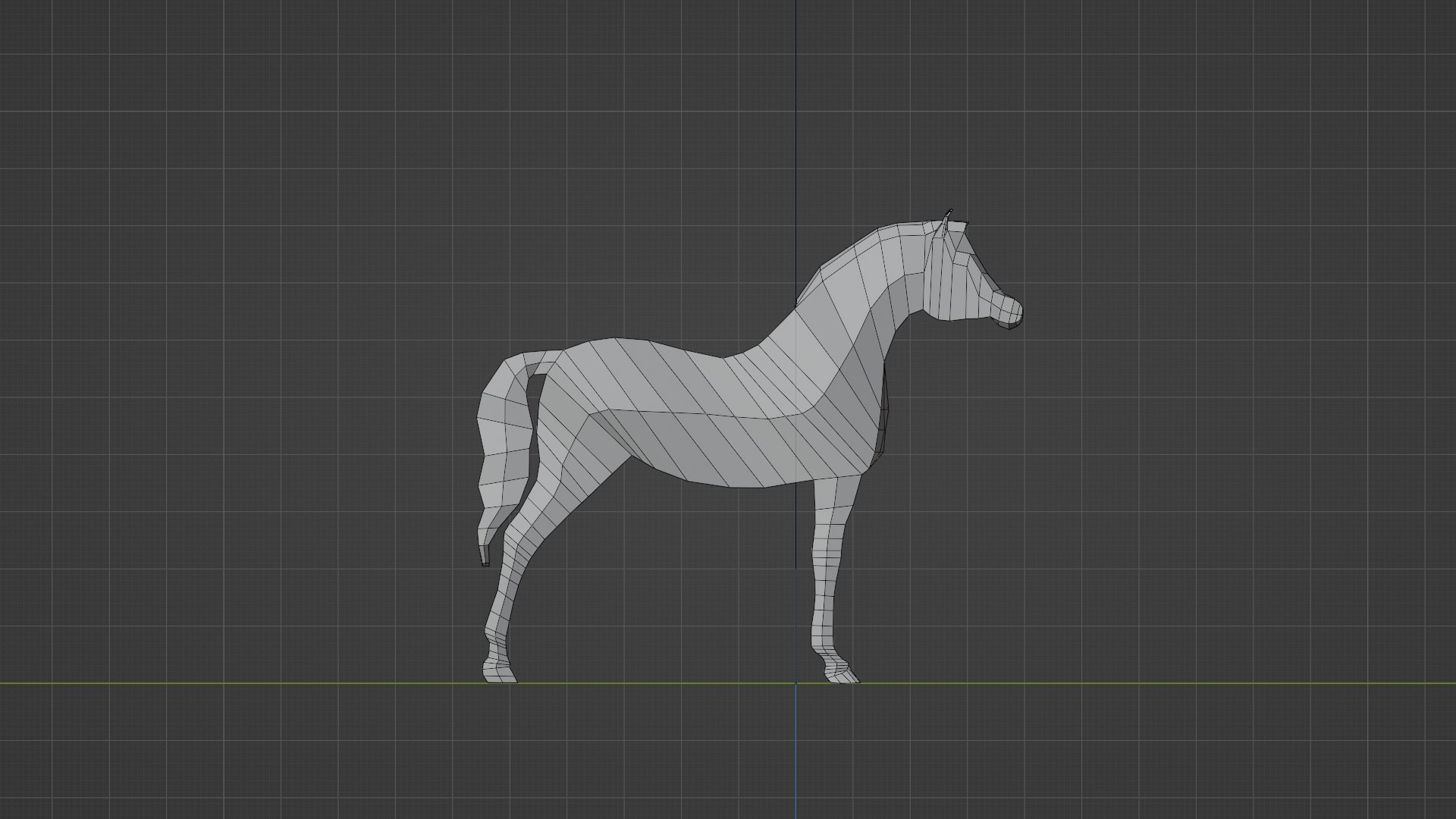 Horse blender model 3D - TurboSquid 1972577