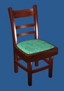 bar chair 3d max