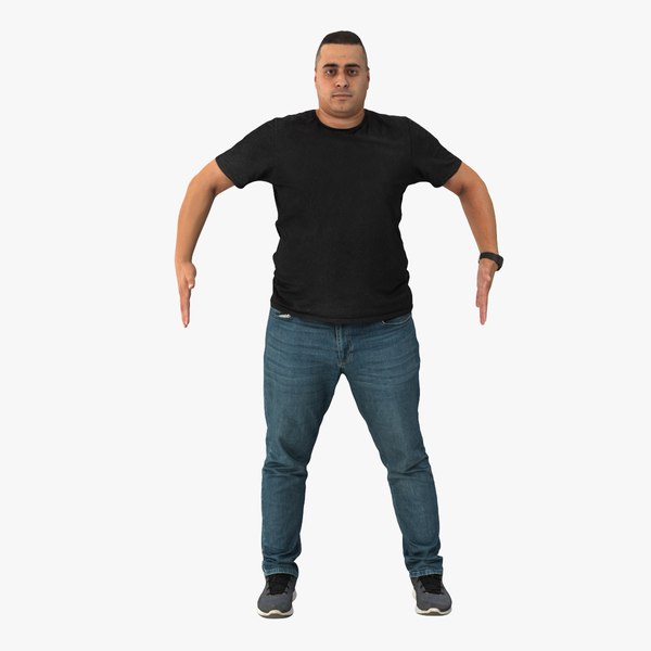 Tyler Casual Spring A Pose 3D model