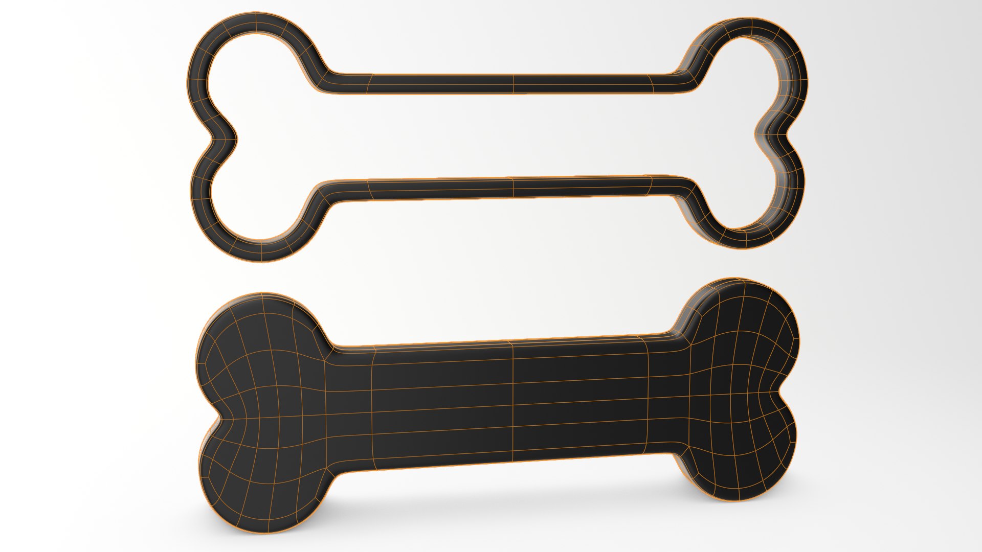 3D Bone Symbol Model - TurboSquid 2133509