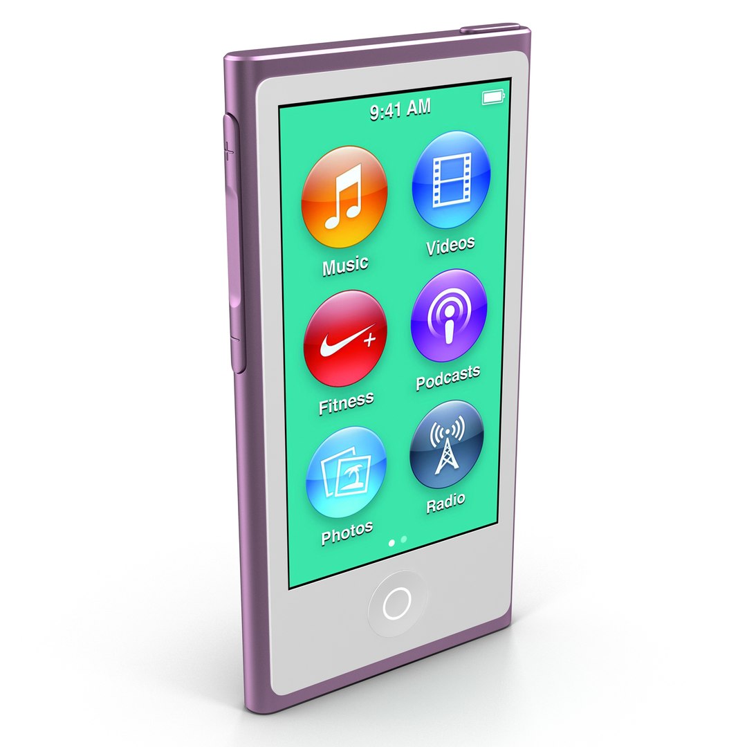 Apple iPod Nano Pink 3D Model 3D model preview