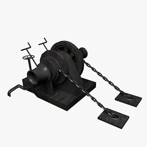 ship windlass 3D model