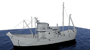 3D fishingboat model