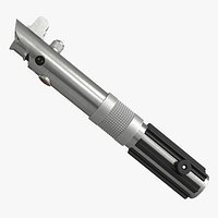 Star Wars Anakin Skywalker Lightsaber 2 Used 3D Model