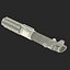 Star Wars Anakin Skywalker Lightsaber 2 Used 3D Model