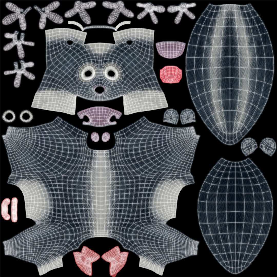 3D fantasy skunk - TurboSquid 1540471