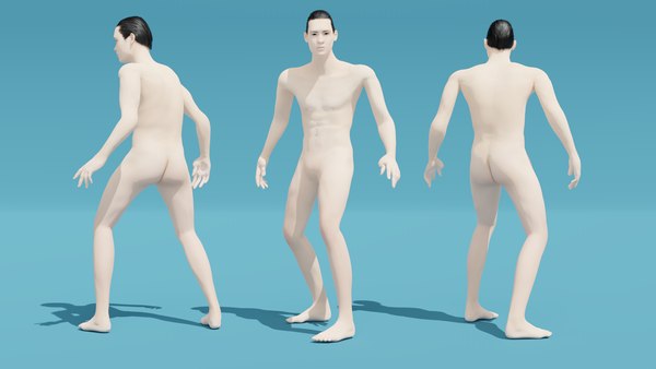 realistic human 3D