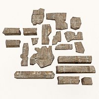 Ruins detals low poly
