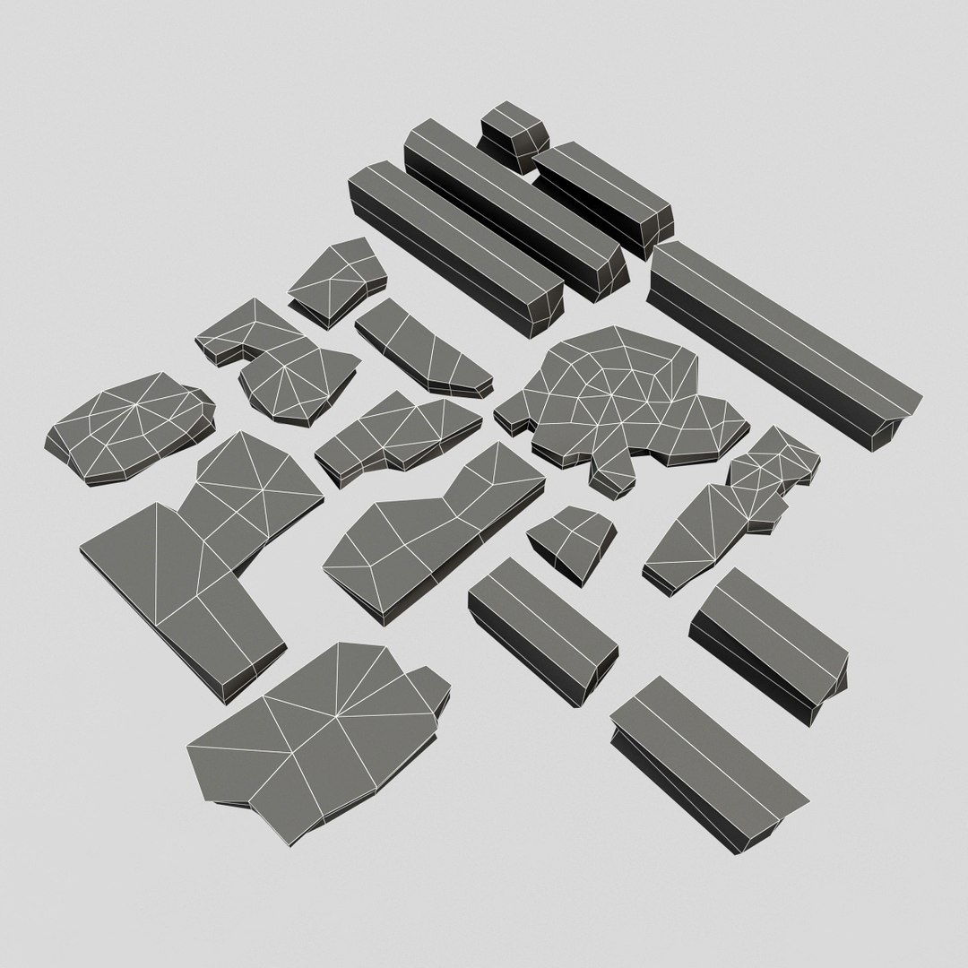 w 3d model