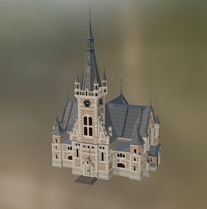 Hungarian Reformed Church of Brasov - Lost Historic Landmark model