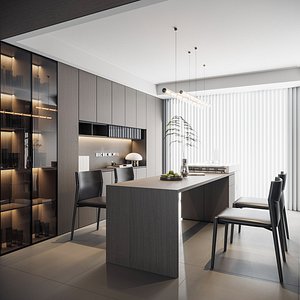 3D Modern Restaurant model