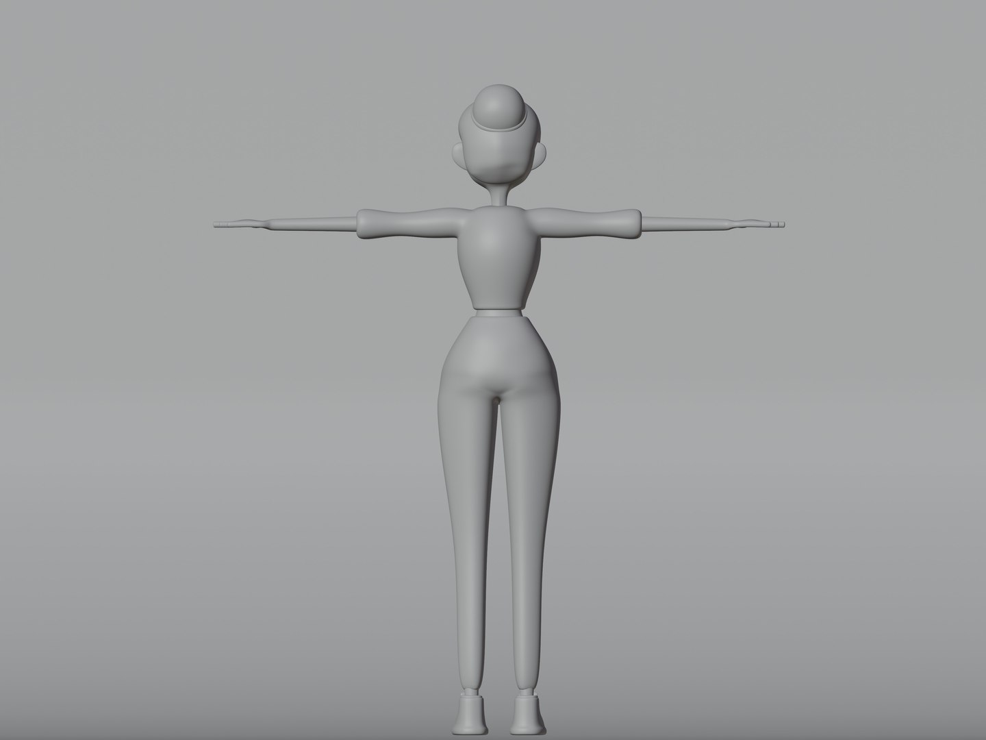 3D Female cartoon characters base mesh model - TurboSquid 1739463