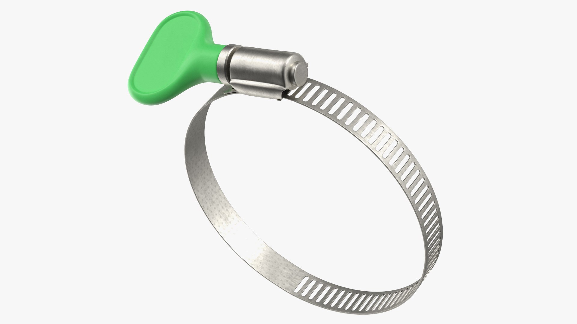 Worm Gear Hose Clamp 46 70mm 3D model preview