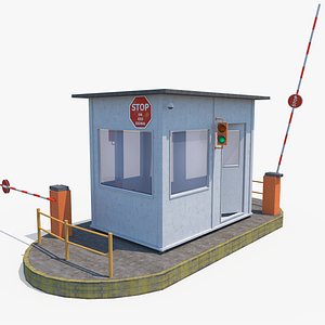 Security Booth 3D model