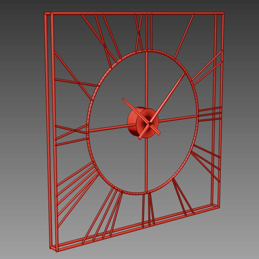 Wall Clock Set 99 3D Model - TurboSquid 1947681