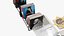 Turntable and Vinyl Records Set