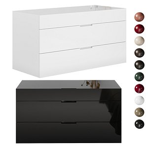 3D Flin Dresser by Lema model