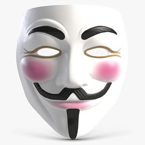 3D guy fawkes mask