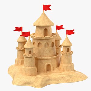 3D sand castle