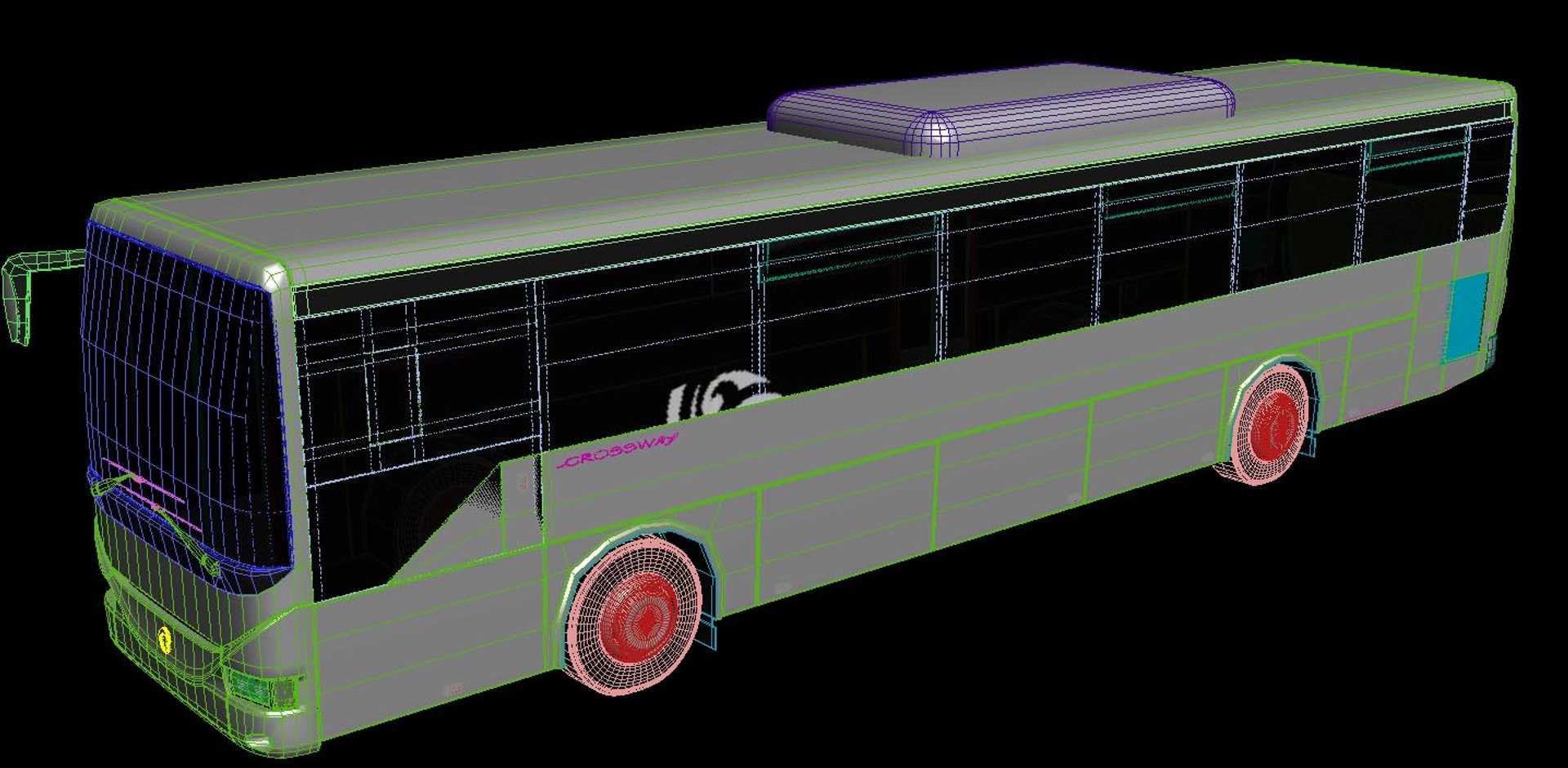 3d Bus Crossway Le