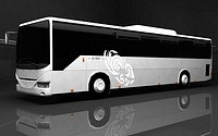 Low poly - high poly bus Crossway LE 12M