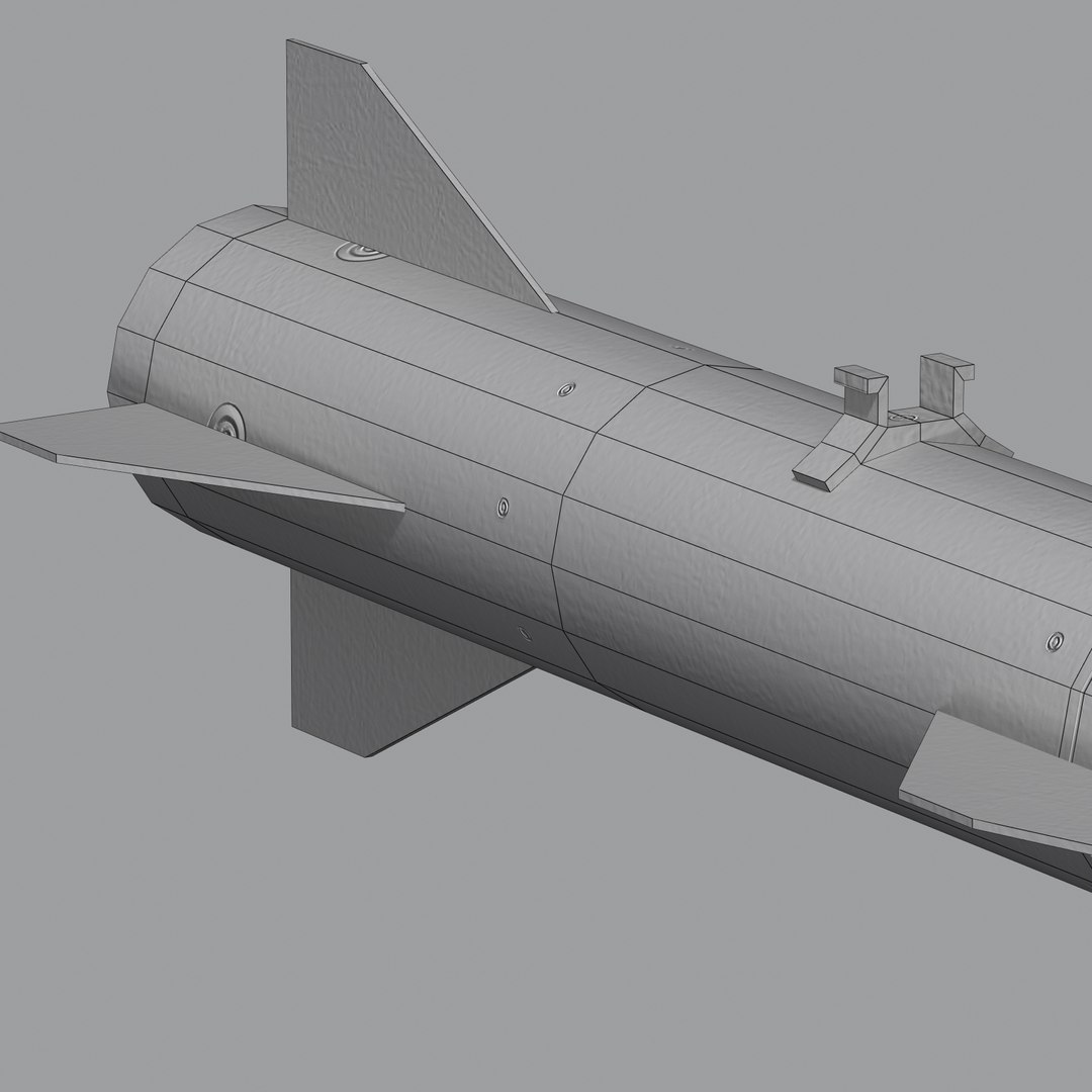 3d model cuda missile