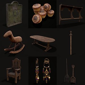 Medieval Prop Mix Fourteen model
