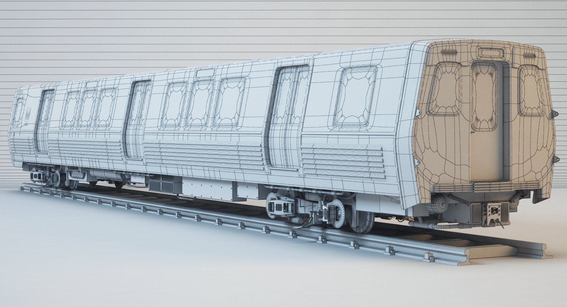 3d model wmata 7000 metro train