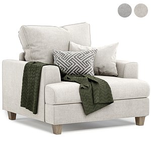 3D model Hamilton armchair