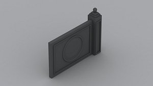 archi detail railing 32 3D model
