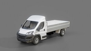 3D Opel Movano Pickup Truck model