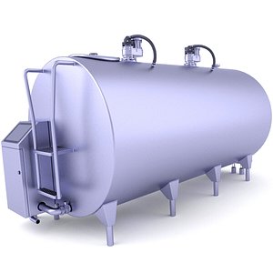 3D model Milk Cooling Tank 7