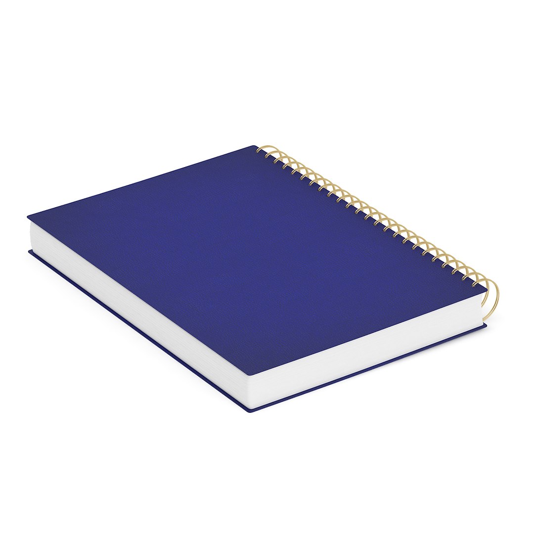 Notebook Blue Leather Max
