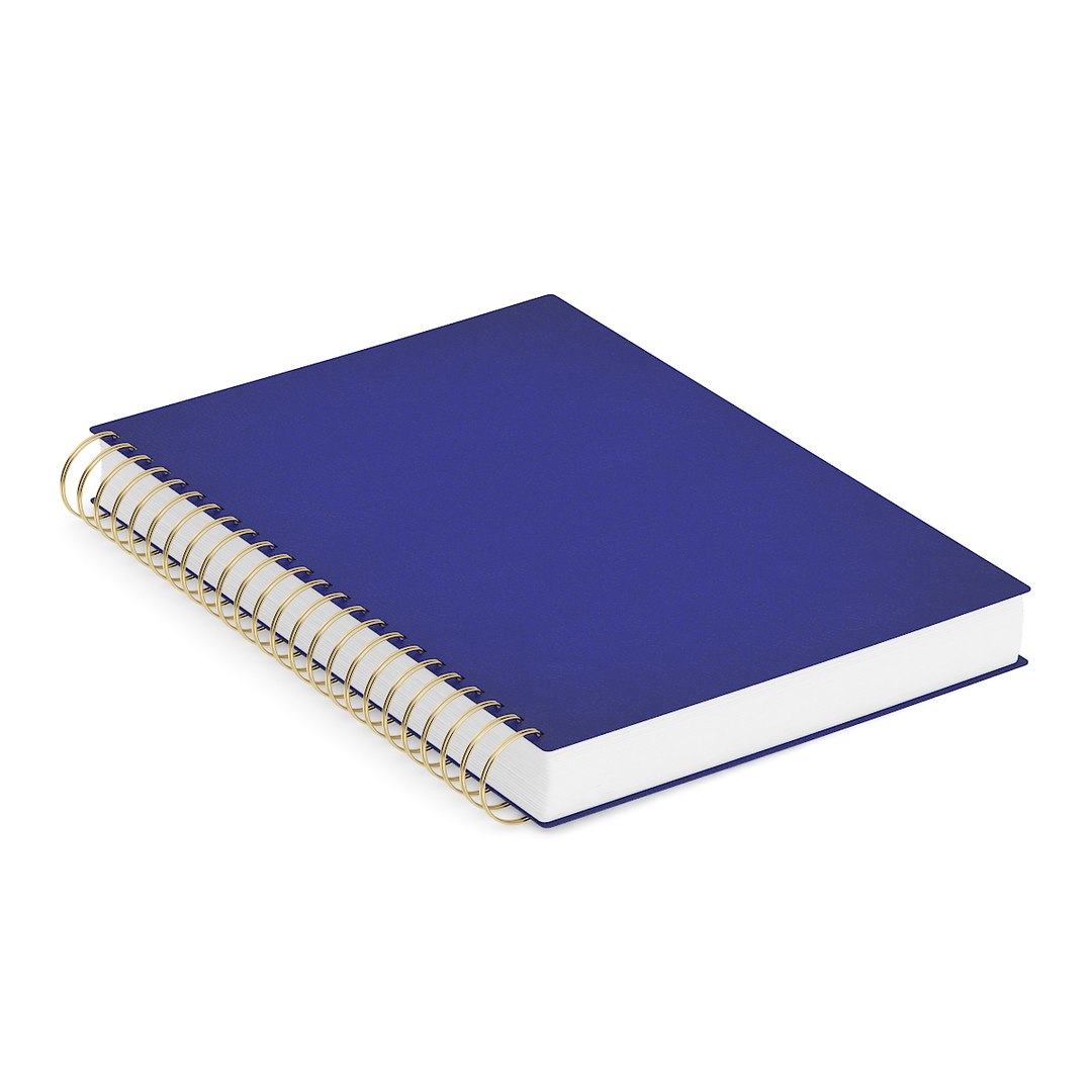 Notebook Blue Leather Max