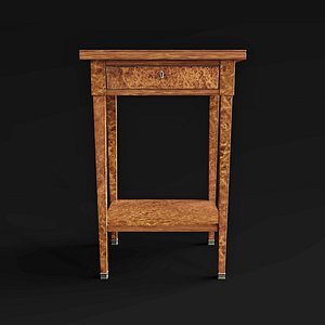 3D empire table early 18th model