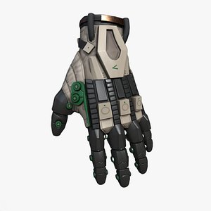 3D sci-fi glove