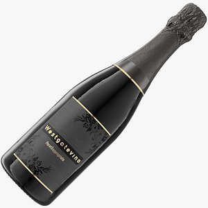 CHAMPAGNE BOTTLE HIGHT DETAIL FOIL
