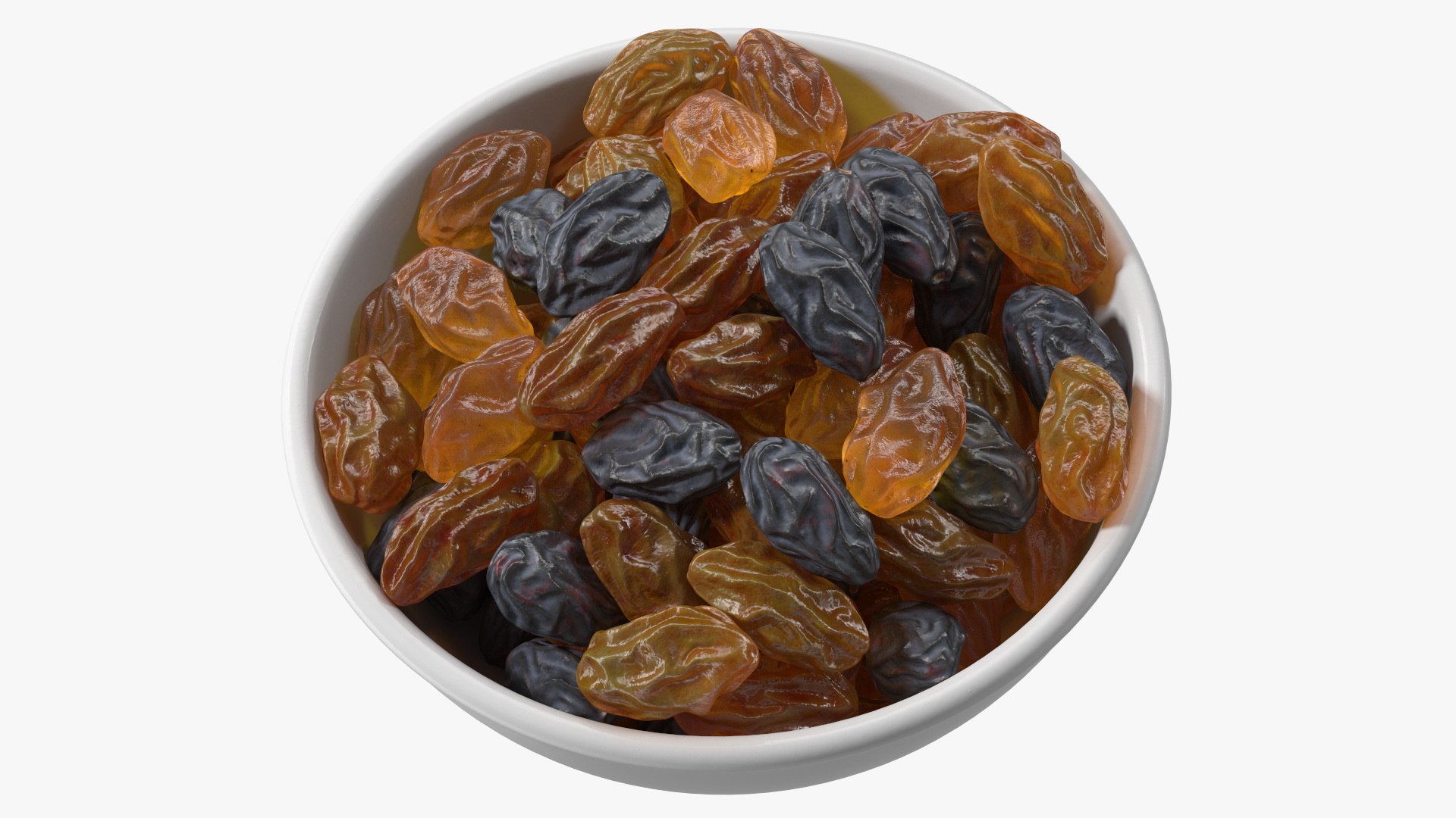 Mixed Raisins In A Bowl Model - TurboSquid 1782114