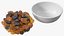 Mixed Raisins in a Bowl