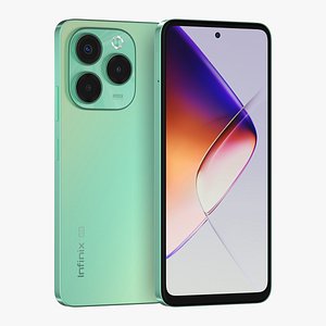 3D model Infinix Note 40X Green