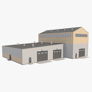 building industrial 3D model