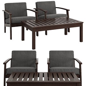 KLOVEN Conversation set by ikea 3D model